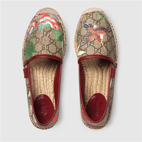 gucci shoes espadrilles|gucci espadrille flat sale.